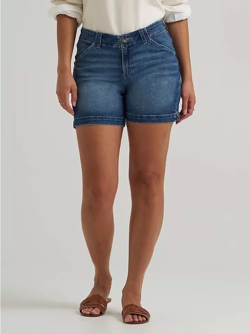 Lee Legendary Style Women's Dark Blue Denim Jean Shorts